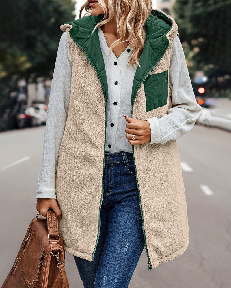 Winter Gilet for Women – Hooded Insulated Vest for Cold Weather Fashion