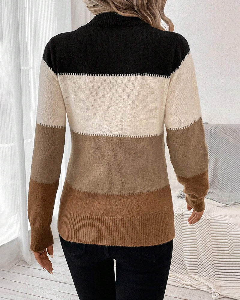 High Neck Jumper Women – Cozy Knit Sweater for Casual and Chic Style