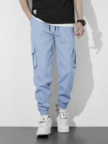 Men's Cargo Joggers – Stylish Lightweight Pants with Pockets for Casual Wear