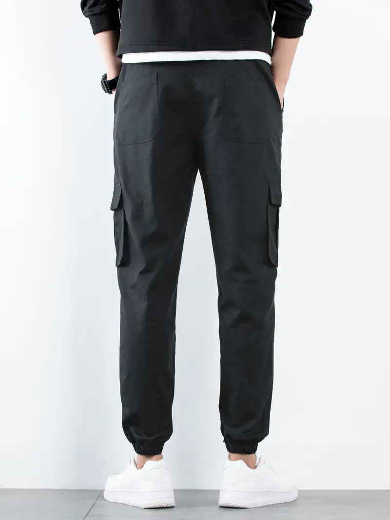 Men's Cargo Joggers – Stylish Lightweight Pants with Pockets for Casual Wear