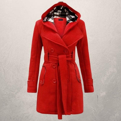 Stylish Women's Coat – Elegant Longline Outerwear for Winter Fashion