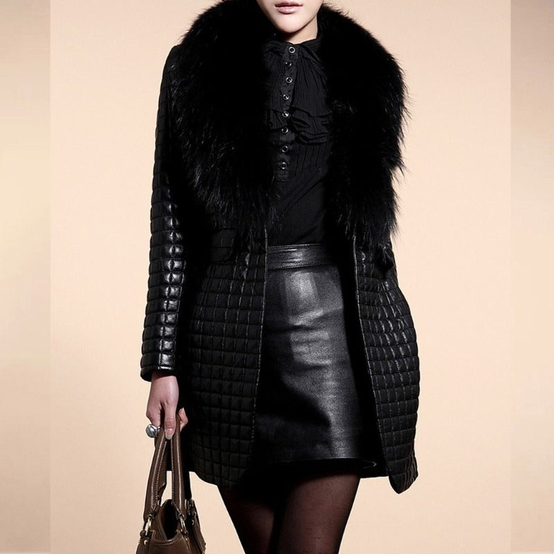 Women's Elegant Coat – Stylish Longline Outerwear for Winter and Fall