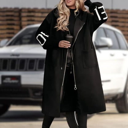 Women's Hooded Coat – Stylish Warm Outerwear for Winter Fashion & Comfort