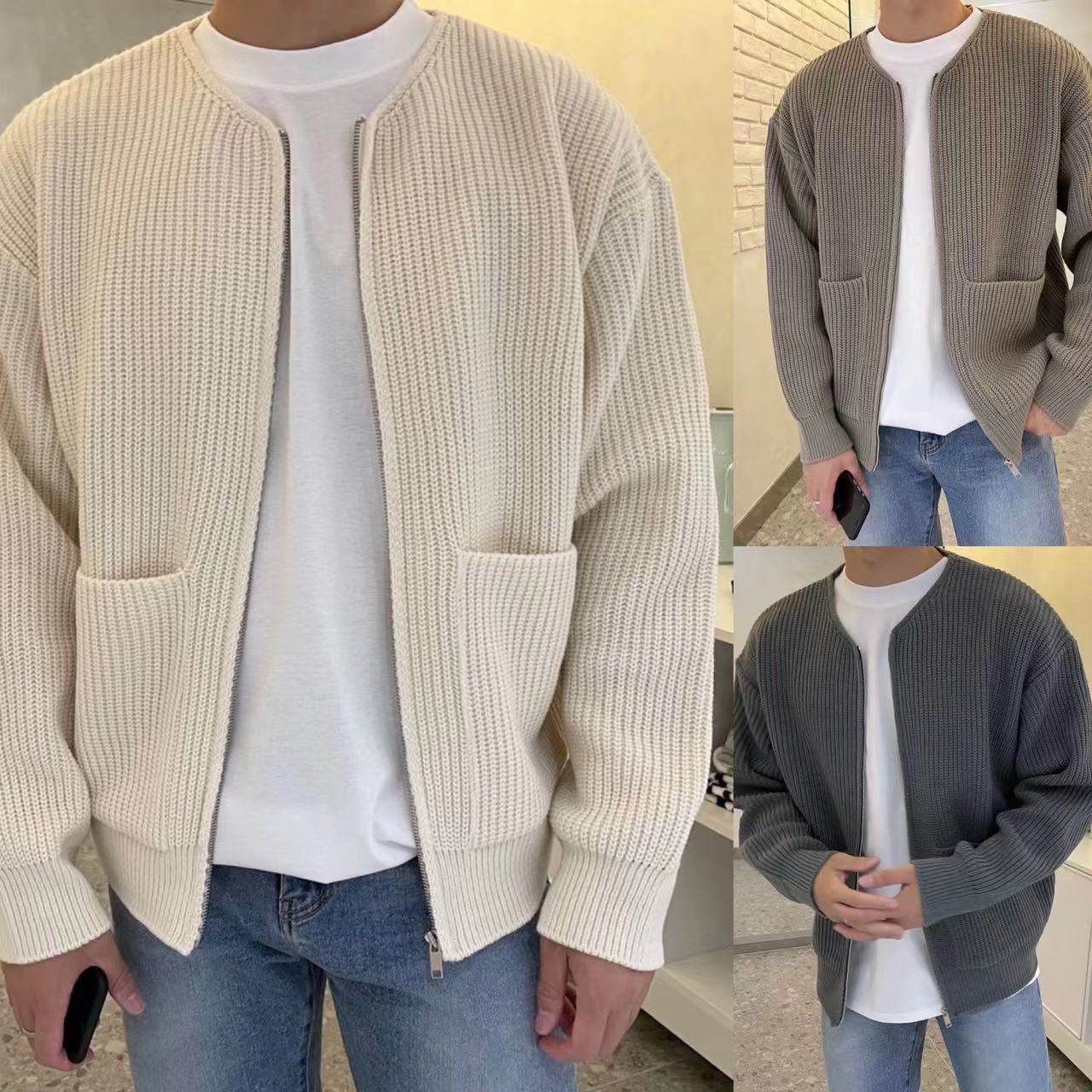 Men's Cardigan Sweater – Modern Knit Design for Casual and Formal Wear