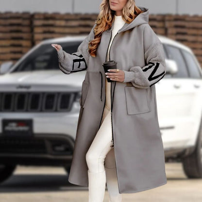 Women's Hooded Coat – Stylish Warm Outerwear for Winter Fashion & Comfort