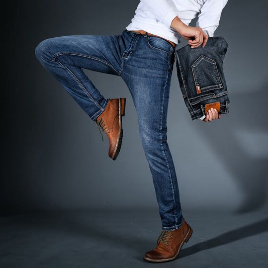 Men's Slim Fit Jeans – Stylish Stretch Denim Pants for Casual Wear