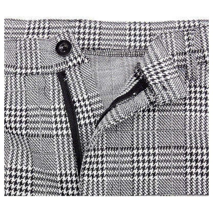 Men's Slim Fit Chinos – Stylish Checked Trousers for Casual and Smart Wear