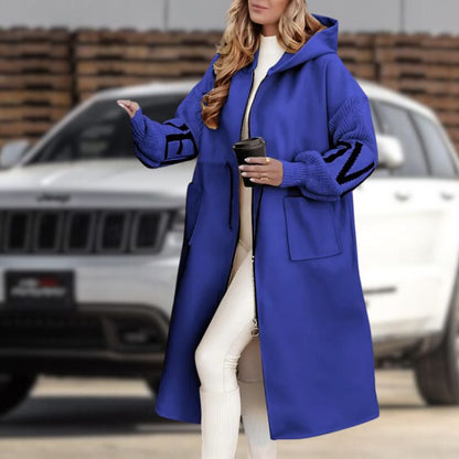 Women's Hooded Coat – Stylish Warm Outerwear for Winter Fashion & Comfort