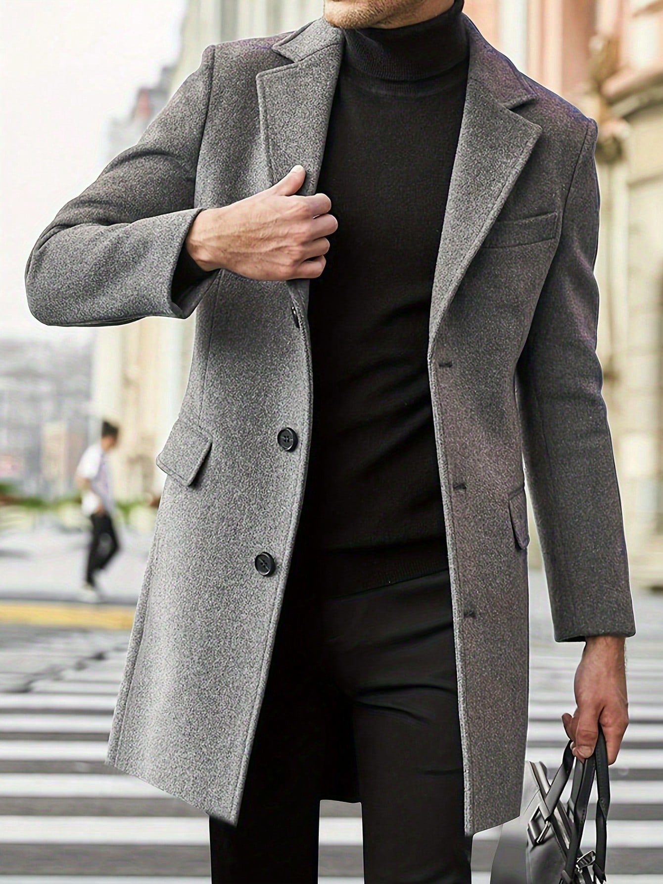 Men's Long Winter Coat – Warm, Stylish, and Waterproof Outerwear for Cold Weather