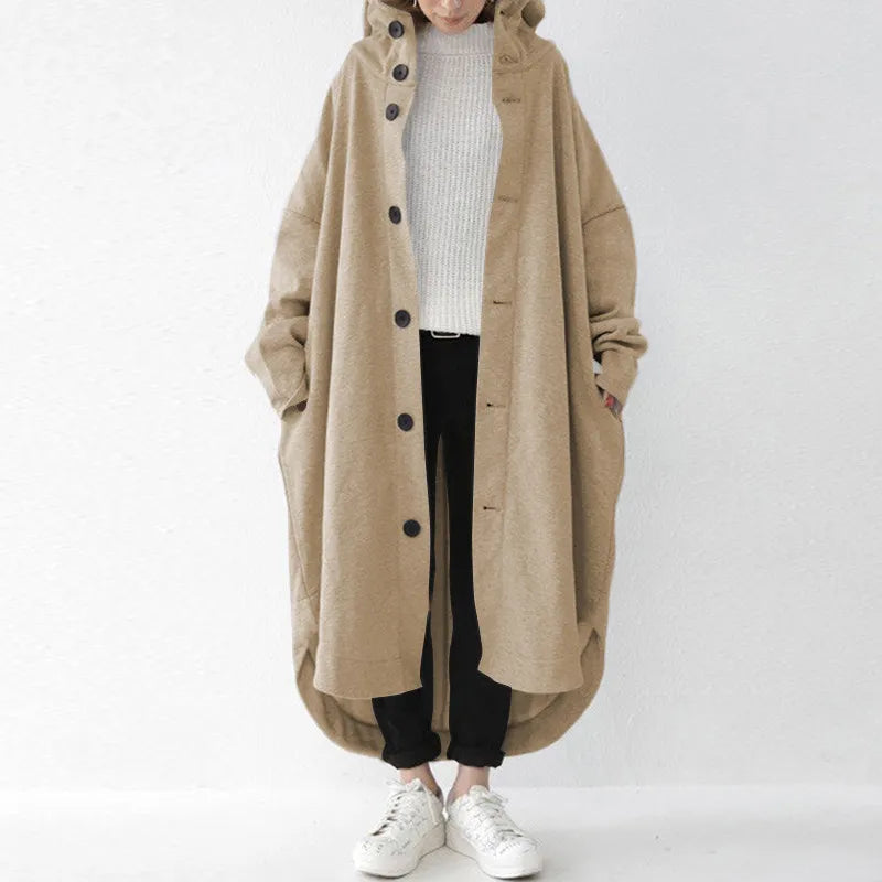 Women's Comfortable Coat – Stylish Warm Outerwear for Winter & Casual Wear