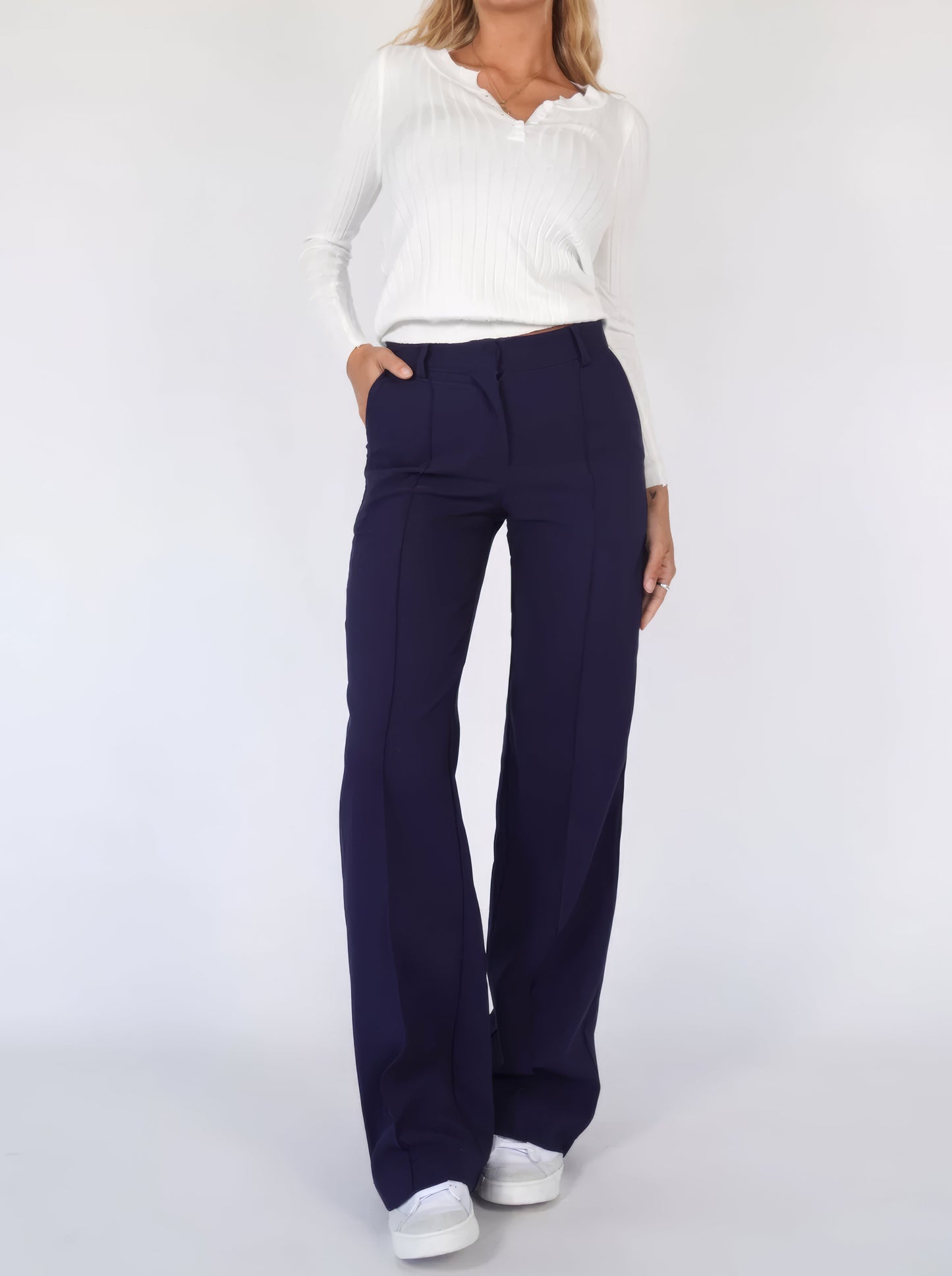 High-Waisted Trousers Women – Chic Tailored Pants for Work, Casual & Evening