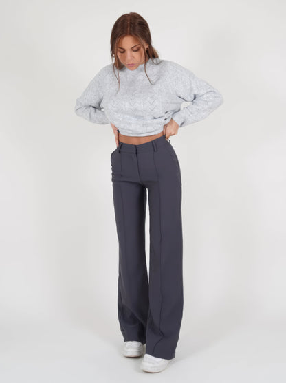 High-Waisted Trousers Women – Chic Tailored Pants for Work, Casual & Evening