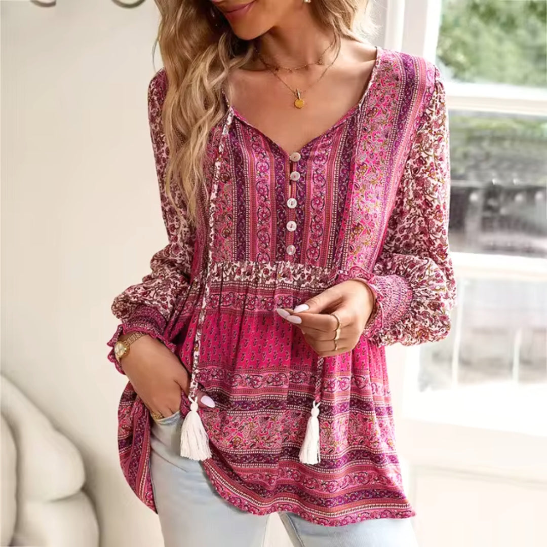 Women's Blouse – Stylish Lightweight Top with Elegant Design for Casual Wear