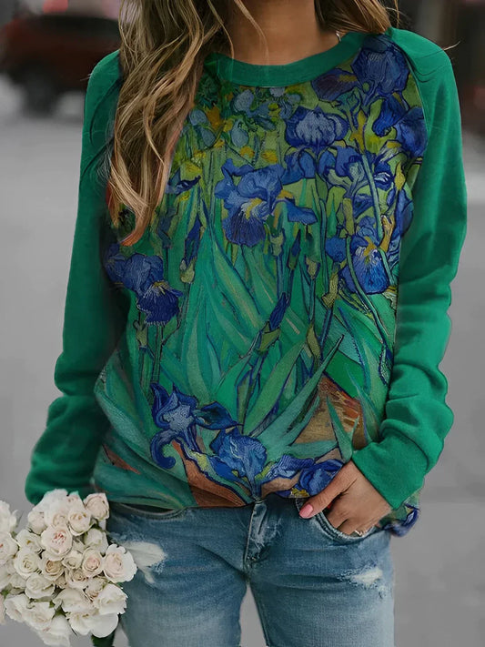 Floral Sweater Women – Cozy Knit Pullover with Stylish Floral Design