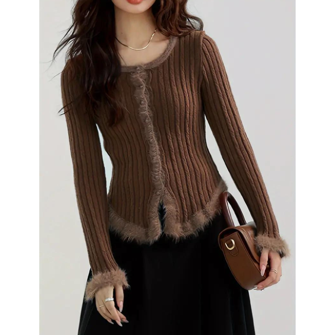 Women's Cardigan – Elegant Knit Sweater for Casual and Formal Wear