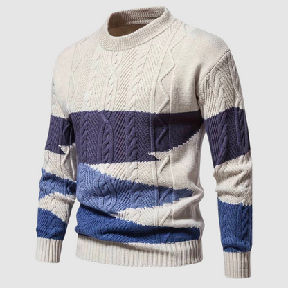 Men's Knitted Jumper – Cozy Sweater with Stylish Design for Casual Wear