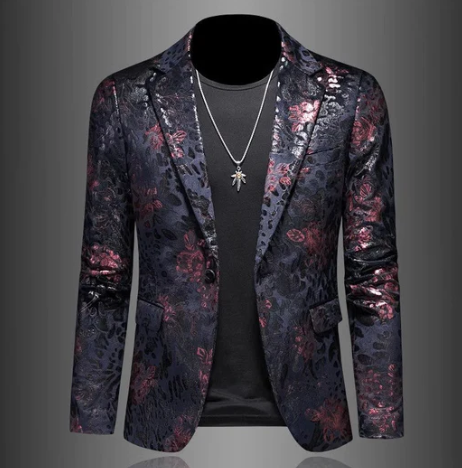 Men's Blazer – Elegant Tailored Suit Jacket for Formal and Casual Wear