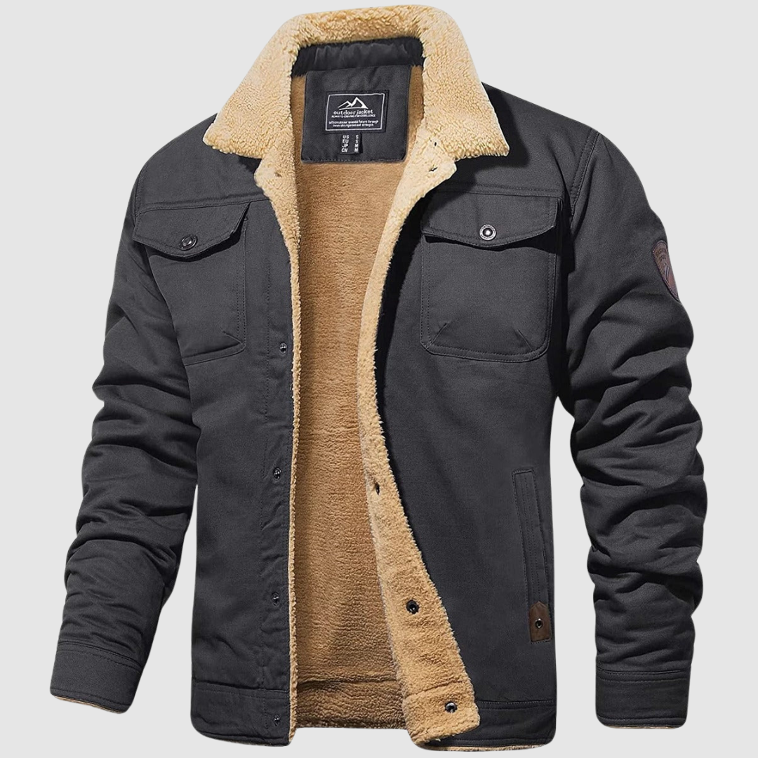 Men's Bomber Jacket – Stylish Autumn Outerwear, Warm & Lightweight Design