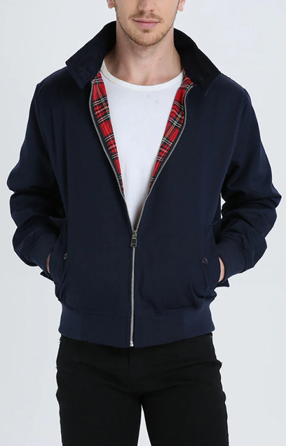 Men's Harrington Jacket – Stylish Lightweight Outerwear for Casual Wear