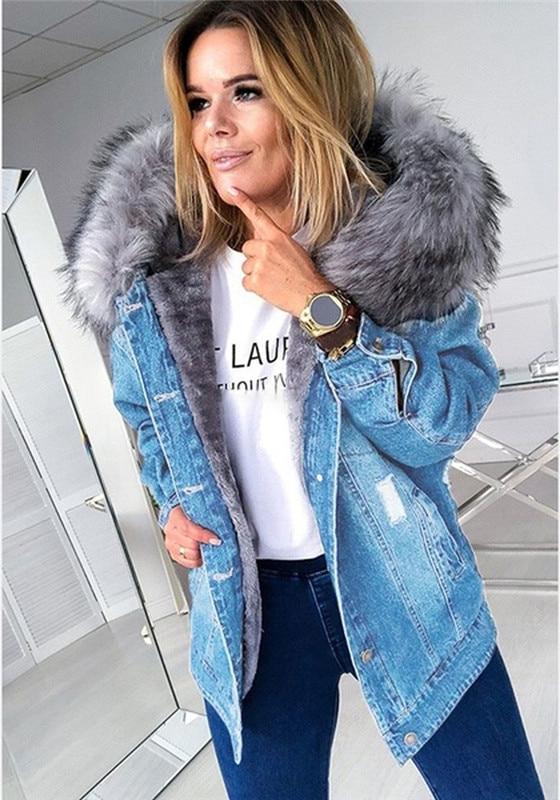 Denim Jacket Women – Stylish Casual Jean Jacket with Pockets for Everyday Wear