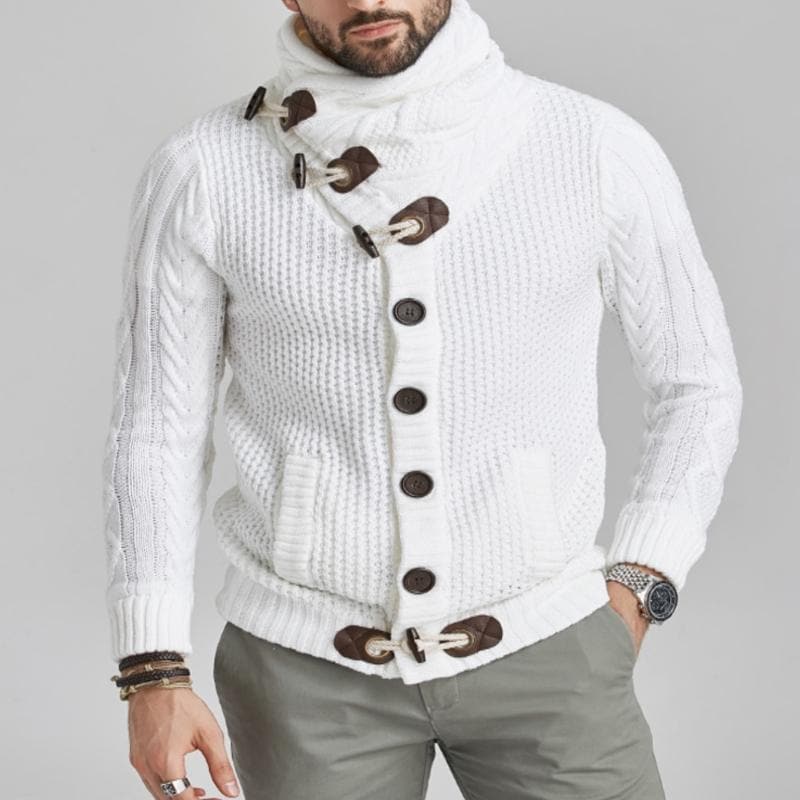 Men's Stylish Cardigan – Cozy Knit Sweater for Casual and Formal Wear