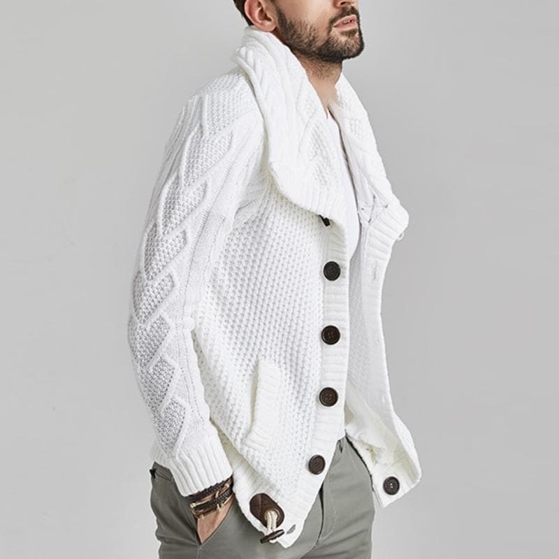 Men's Stylish Cardigan – Cozy Knit Sweater for Casual and Formal Wear