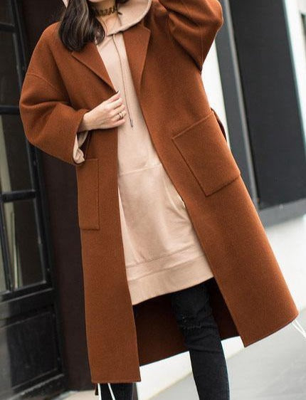 Winter Coat for Women – Long Warm Stylish Outerwear with Pockets