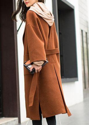 Winter Coat for Women – Long Warm Stylish Outerwear with Pockets