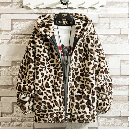 Men's Jacket Leopard Print – Stylish Casual Outerwear for Trendy Looks