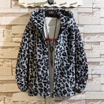 Men's Jacket Leopard Print – Stylish Casual Outerwear for Trendy Looks