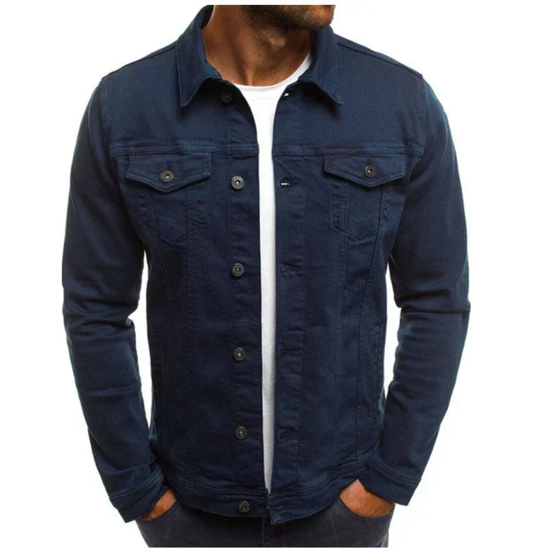 Men's Casual Denim Jacket – Stylish Lightweight Jacket for Everyday Wear