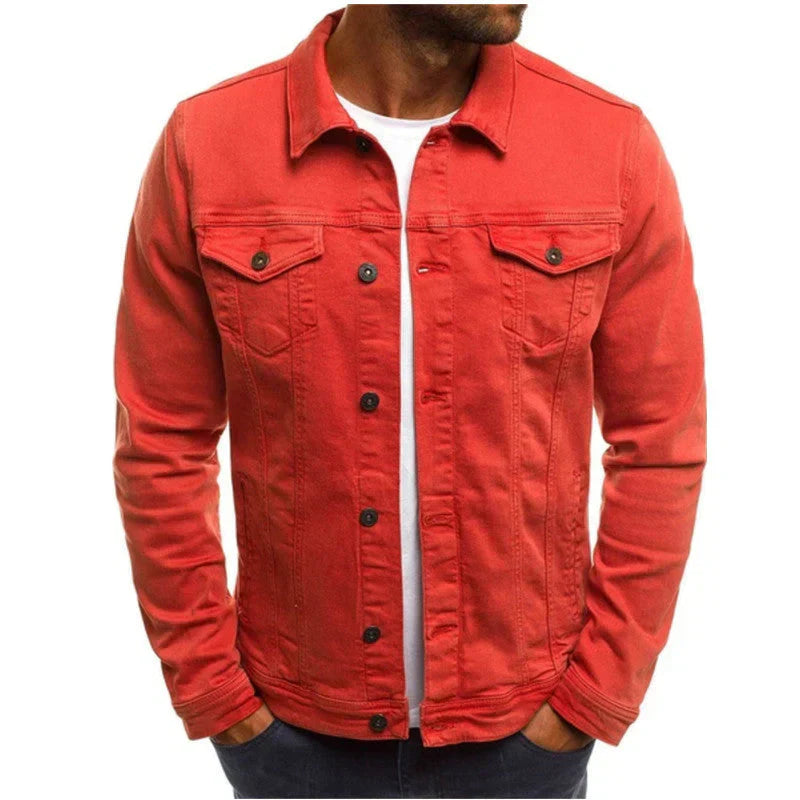 Men's Casual Denim Jacket – Stylish Lightweight Jacket for Everyday Wear