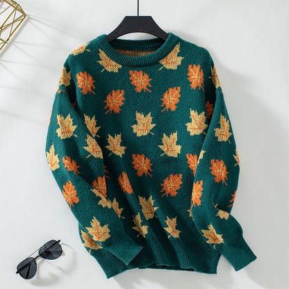 Women's Autumn Sweater – Cozy Knit Pullover for Fall Fashion & Comfort