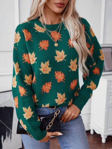 Women's Autumn Sweater – Cozy Knit Pullover for Fall Fashion & Comfort