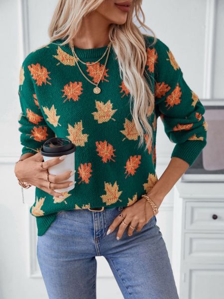 Women's Autumn Sweater – Cozy Knit Pullover for Fall Fashion & Comfort