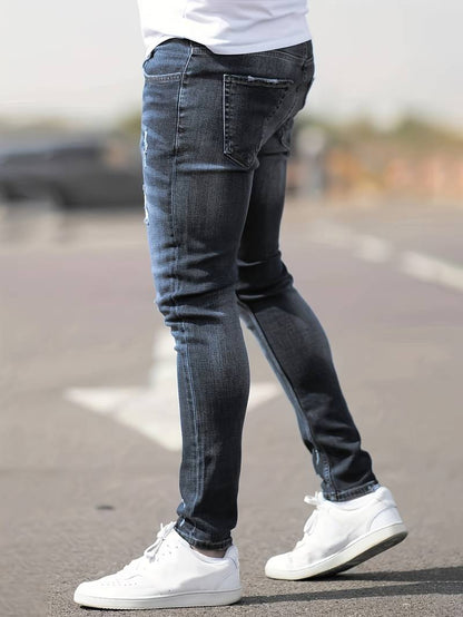 Men's Slim Fit Jeans – Stylish Stretch Denim Pants for Casual Wear