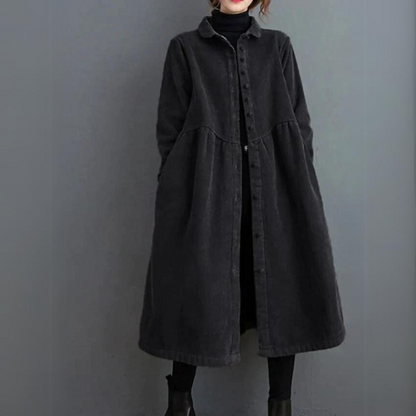 Women's Long Cord Jacket – Stylish Lightweight Outerwear for All Occasions