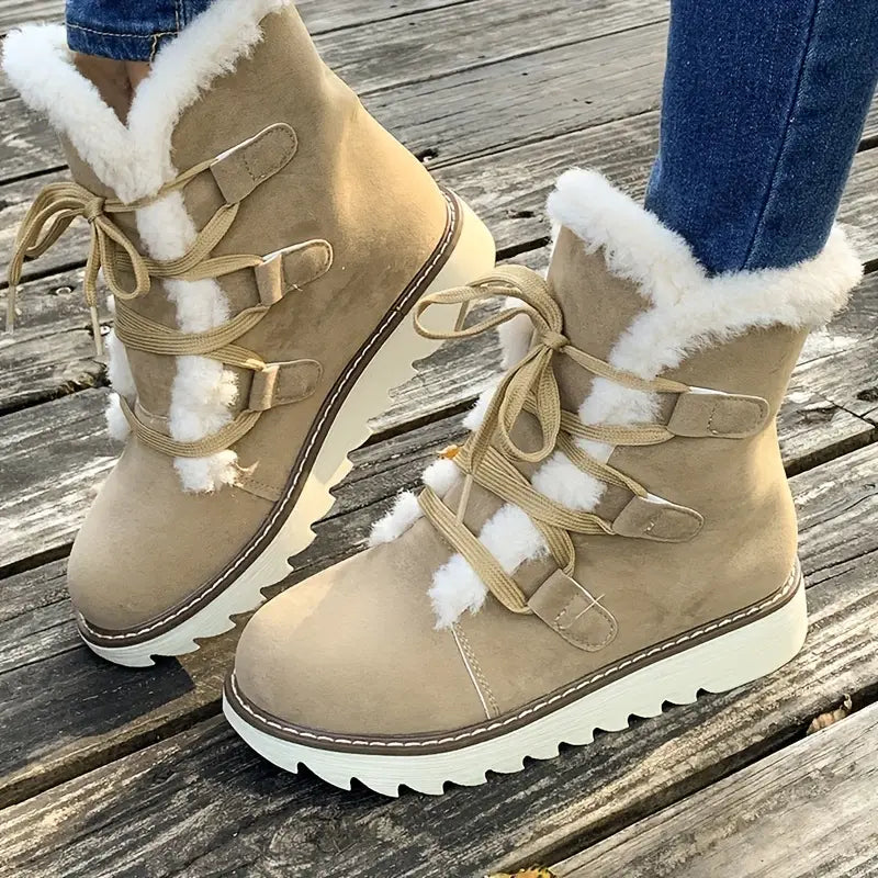 Winter Boots for Women – Waterproof Insulated Snow Boots with Warm Lining