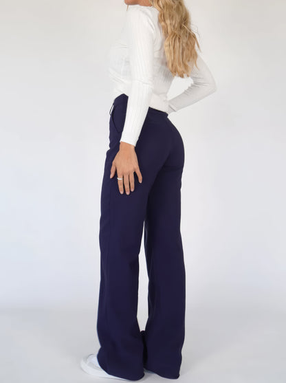 High-Waisted Trousers Women – Chic Tailored Pants for Work, Casual & Evening