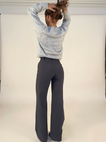 High-Waisted Trousers Women – Chic Tailored Pants for Work, Casual & Evening