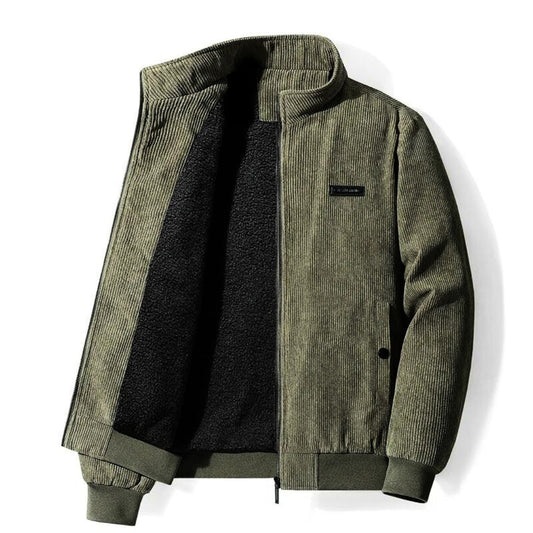 Men's Retro Jacket – Vintage Style Outerwear with Warm Fabric and Classic Fit