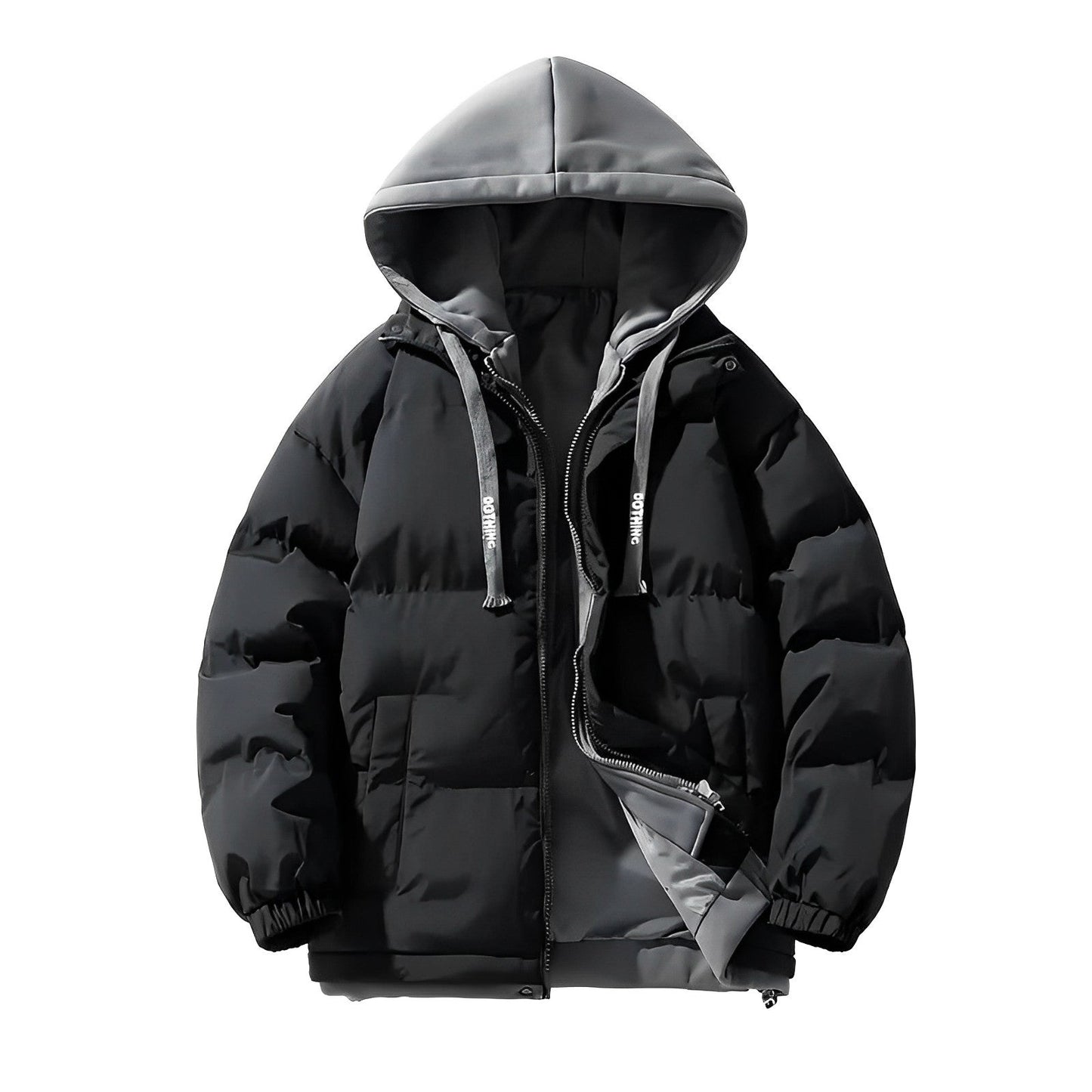 Men's Winter Jacket – Quilted Warm Coat for Cold Weather Fashion