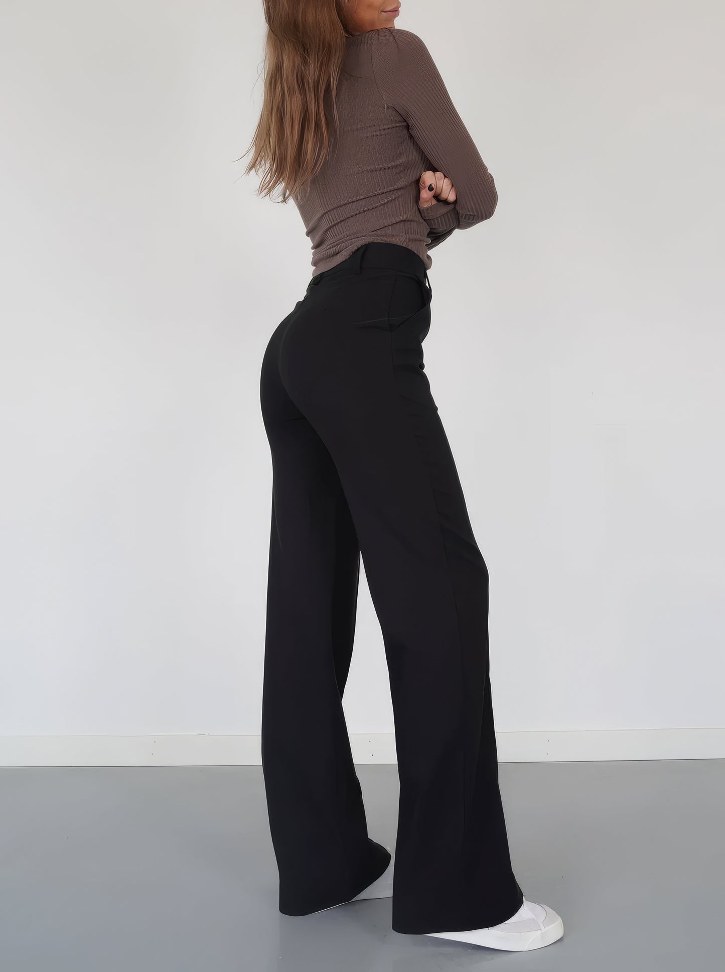 High-Waisted Trousers Women – Chic Tailored Pants for Work, Casual & Evening