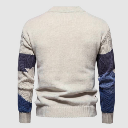 Men's Knitted Jumper – Cozy Sweater with Stylish Design for Casual Wear