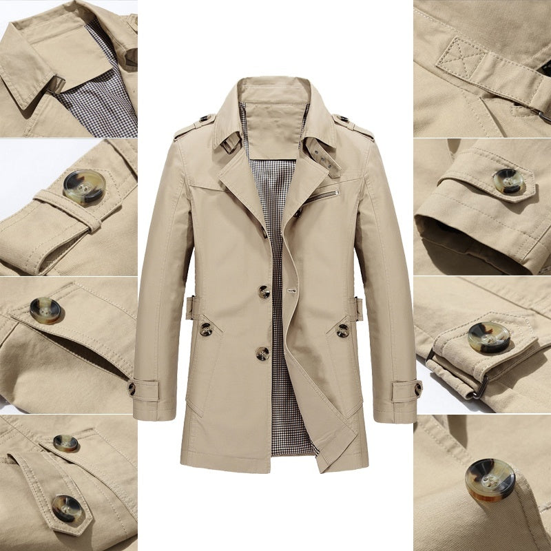 Men's Autumn Jacket – Classic Lightweight Outerwear for Fall Fashion