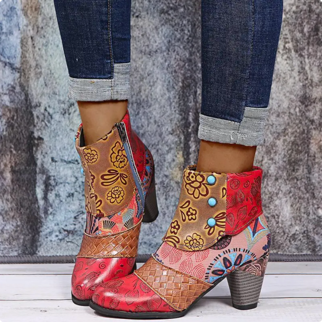 Stylish Women's Boots – Trendy Ankle Boots in Leather for Casual Wear