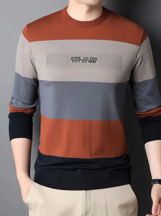 Men's Casual Jumper – Stylish Knit Sweater for Everyday Wear and Comfort