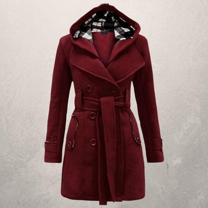 Stylish Women's Coat – Elegant Longline Outerwear for Winter Fashion