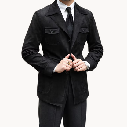 Men's Classic Coat – Stylish Wool Overcoat for Formal and Casual Wear