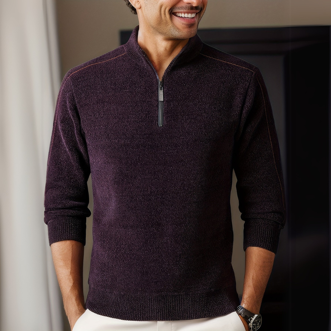 Men's Casual Knit Sweater – Soft Lightweight Pullover for Everyday Wear